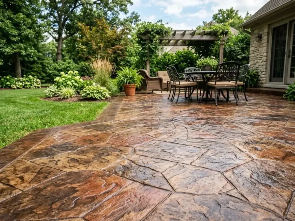 Jensen Decorative Concrete finished project