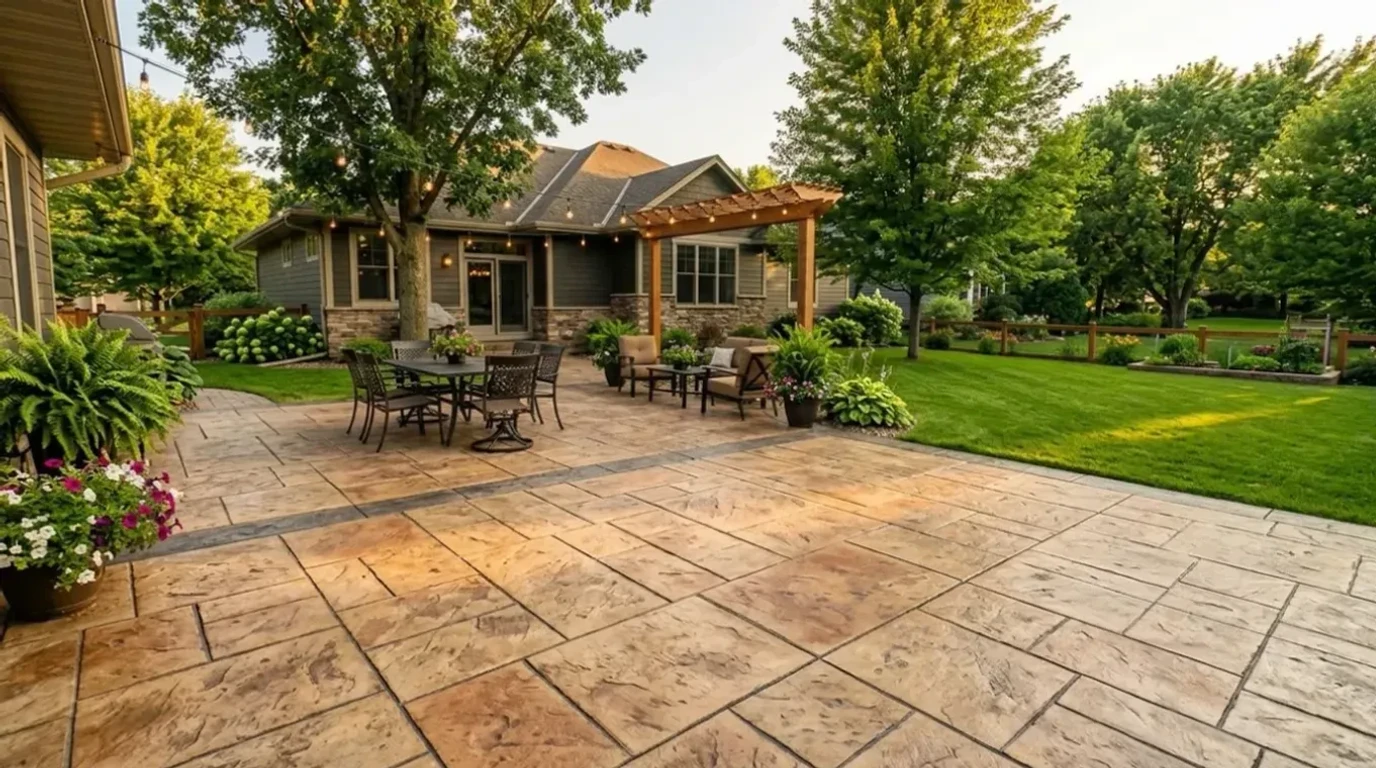 Decorative concrete services in Chaska, MN