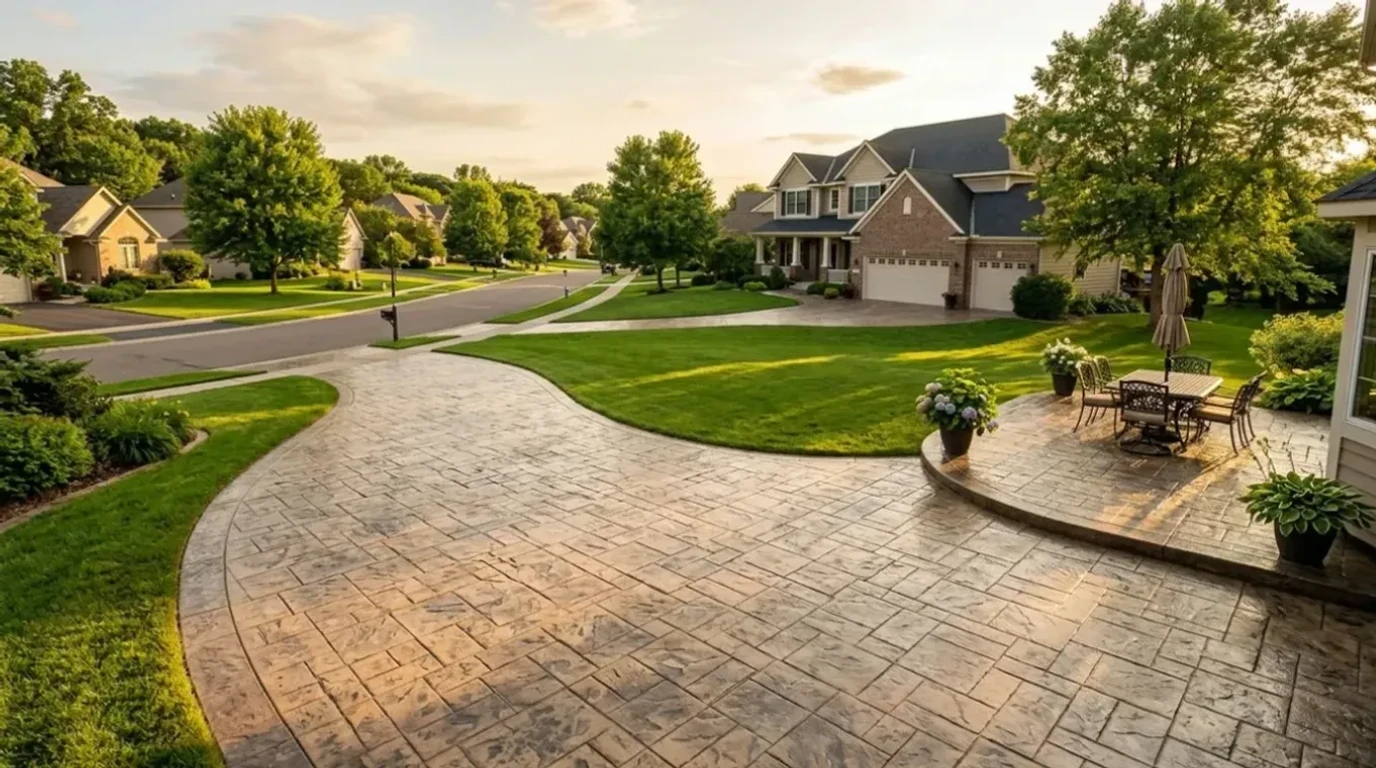 Decorative concrete services across the Twin Cities metro area