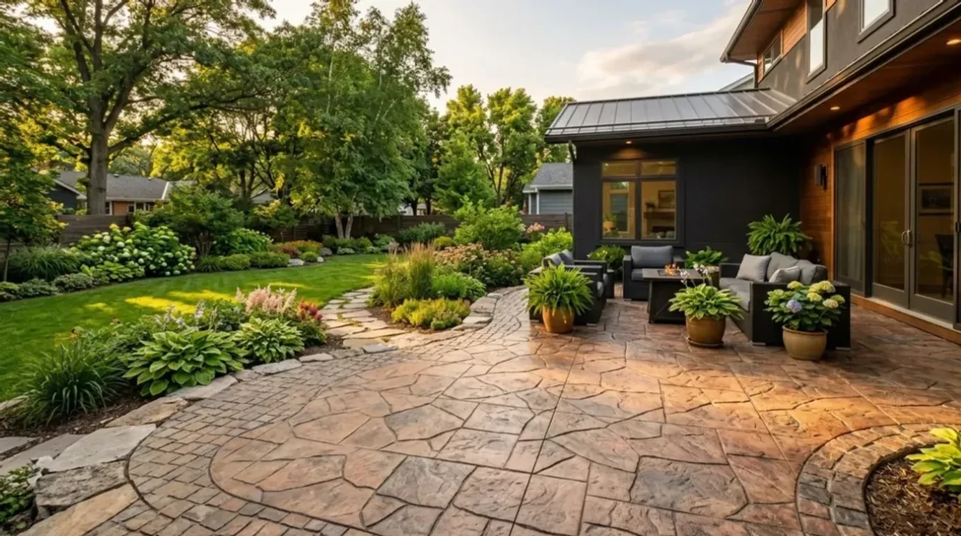 Decorative concrete services by Jensen Decorative Concrete in the Twin Cities Metro